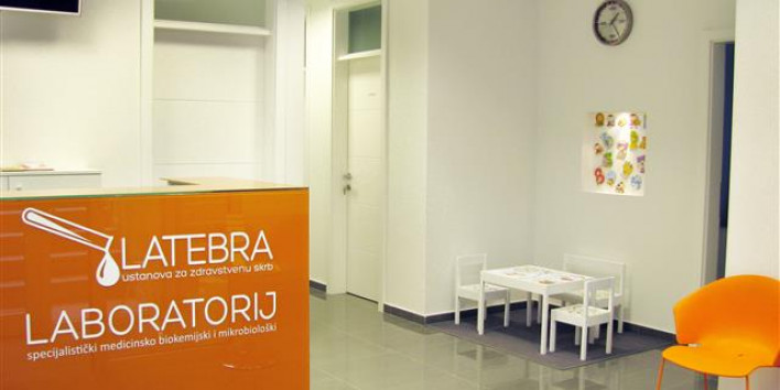 Recepcija Laboratorija LATEBRA